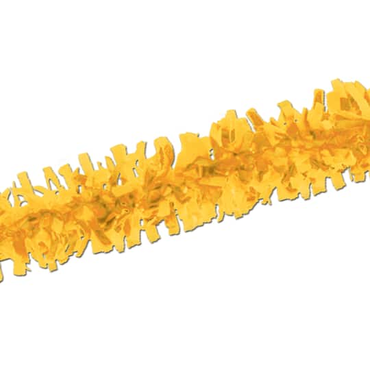 Beistle 25ft. Yellow Tissue Festooning, 2ct.